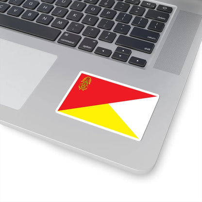 Identification Flag Thai Army Battalion Artillery (Thailand) STICKER Vinyl Kiss-Cut Decal - The Sticker Space