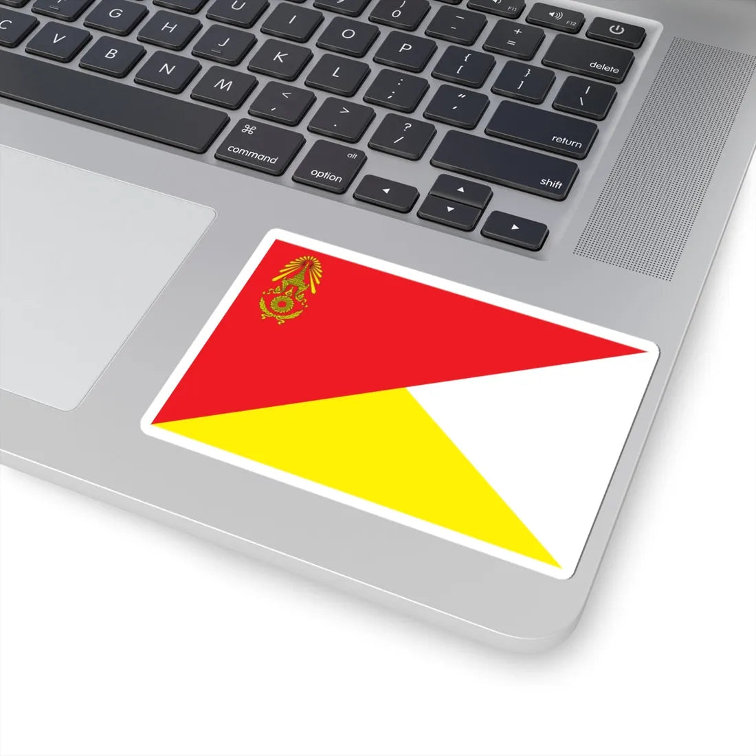 Identification Flag Thai Army Battalion Artillery (Thailand) STICKER Vinyl Kiss-Cut Decal - The Sticker Space