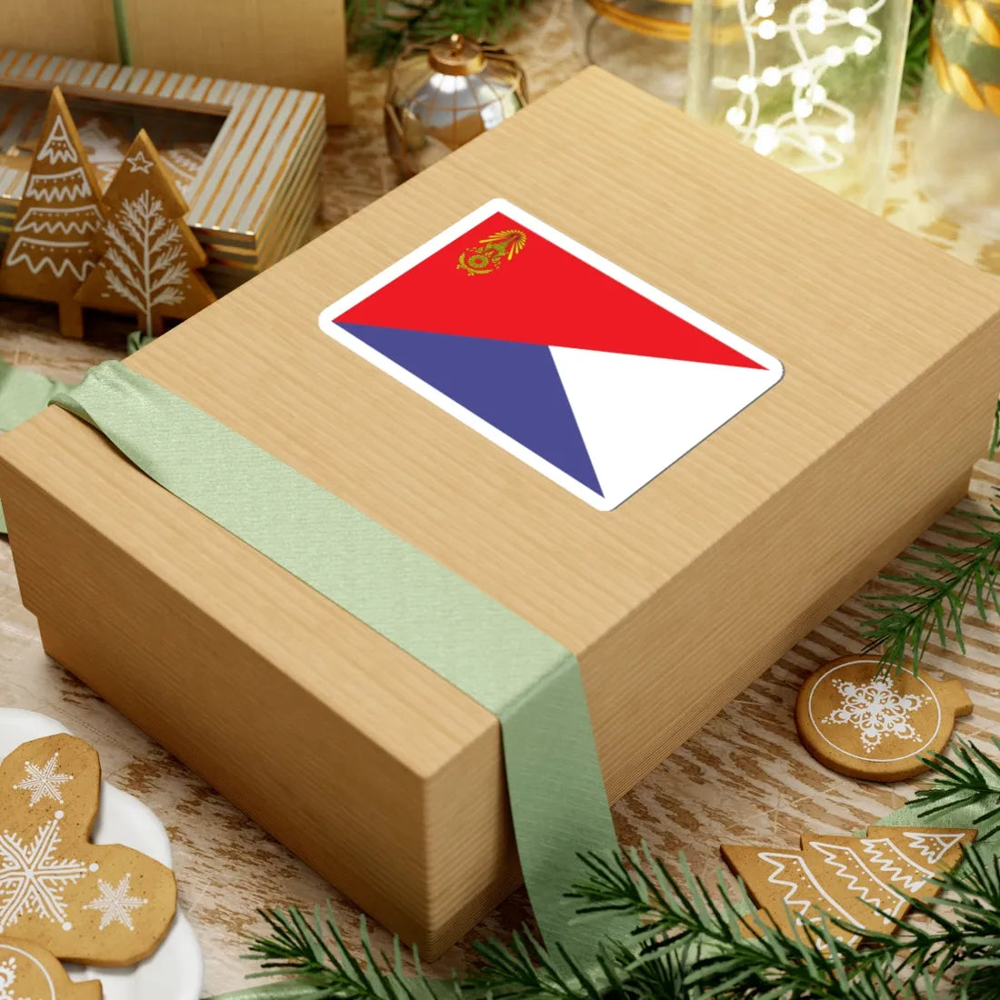 Identification Flag Thai Army Battalion Cavalry (Thailand) STICKER Vinyl Kiss-Cut Decal - The Sticker Space