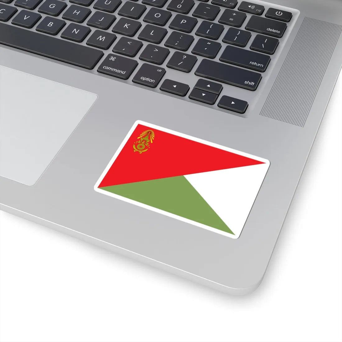 Identification Flag Thai Army Battalion Development (Thailand) STICKER Vinyl Kiss-Cut Decal - The Sticker Space