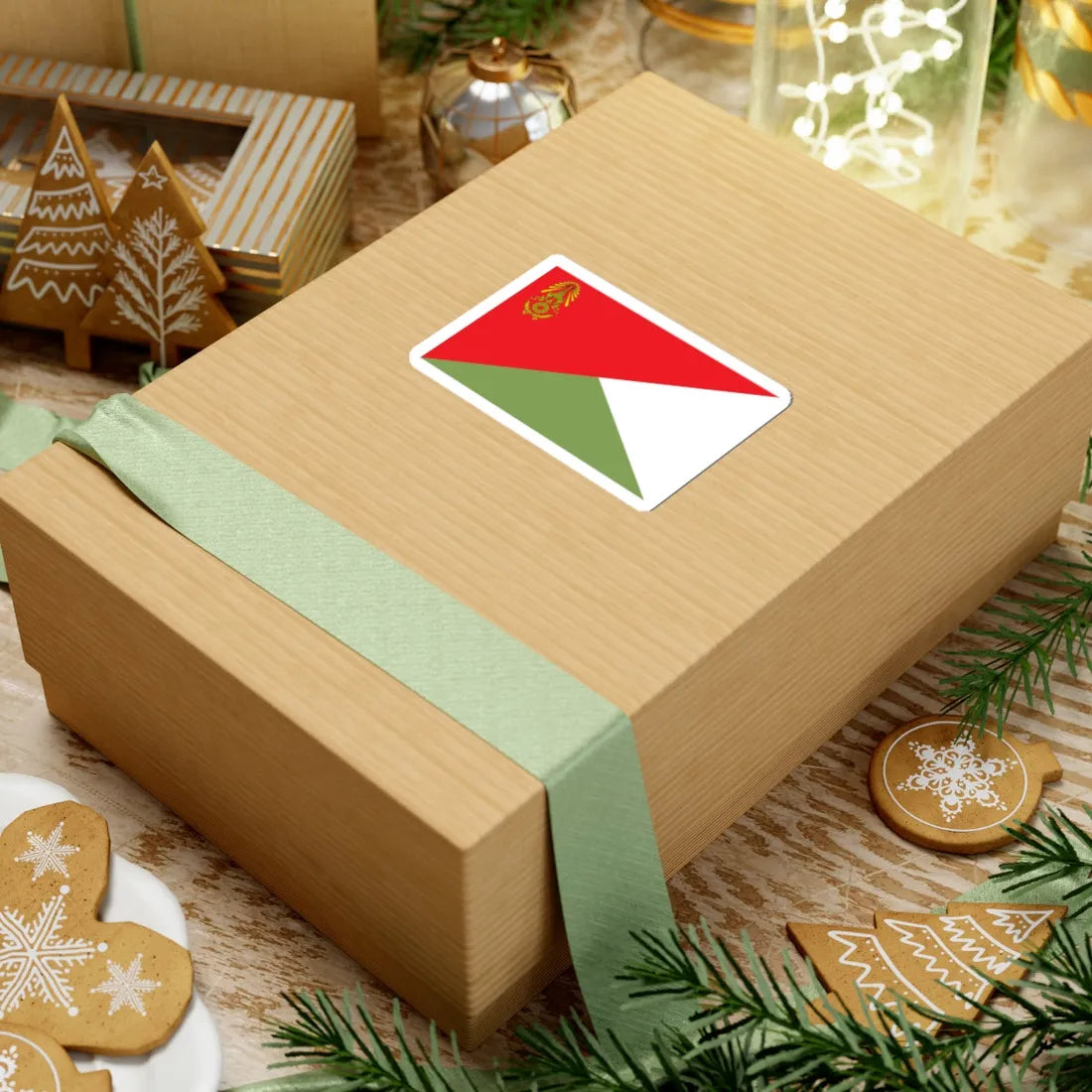 Identification Flag Thai Army Battalion Development (Thailand) STICKER Vinyl Kiss-Cut Decal - The Sticker Space