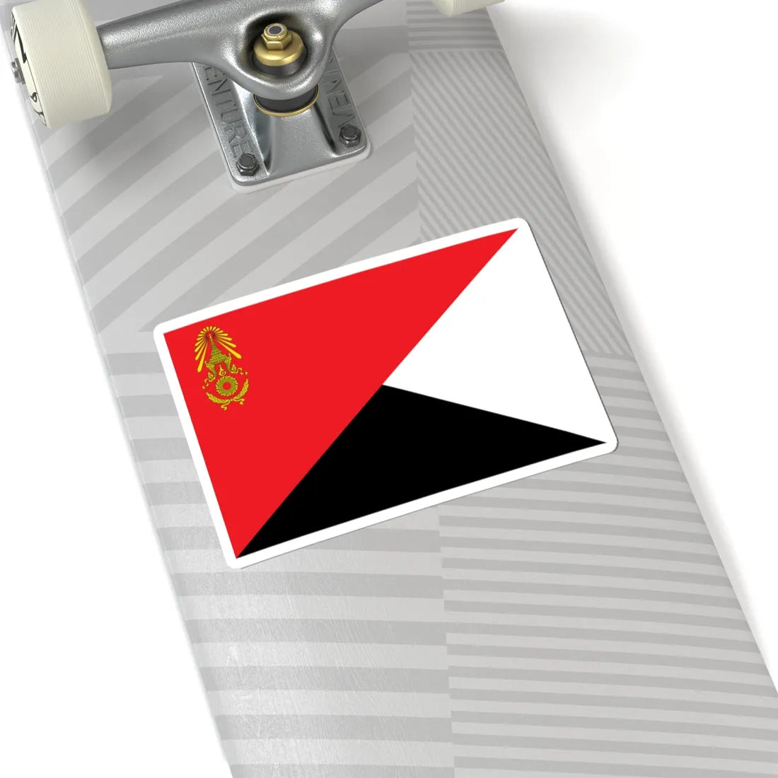 Identification Flag Thai Army Battalion Engineer (Thailand) STICKER Vinyl Kiss-Cut Decal - The Sticker Space