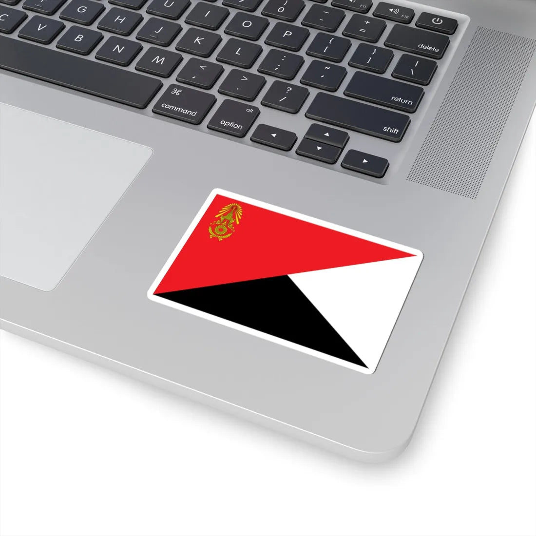 Identification Flag Thai Army Battalion Engineer (Thailand) STICKER Vinyl Kiss-Cut Decal - The Sticker Space