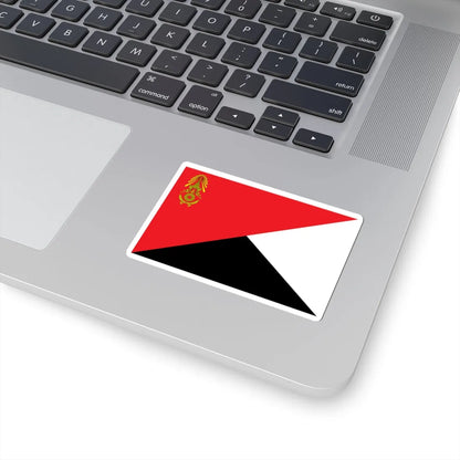 Identification Flag Thai Army Battalion Engineer (Thailand) STICKER Vinyl Kiss-Cut Decal - The Sticker Space