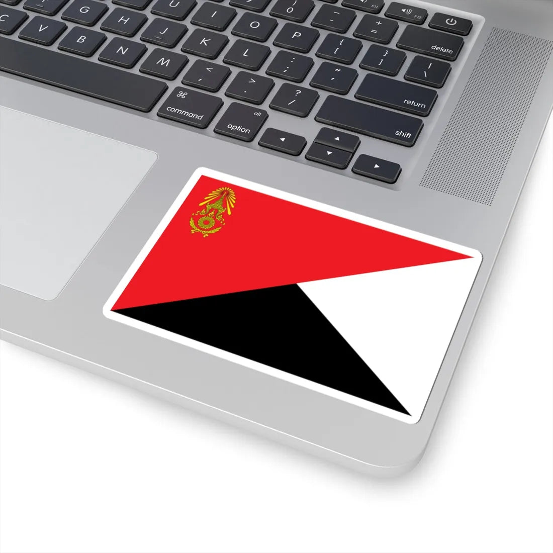 Identification Flag Thai Army Battalion Engineer (Thailand) STICKER Vinyl Kiss-Cut Decal - The Sticker Space