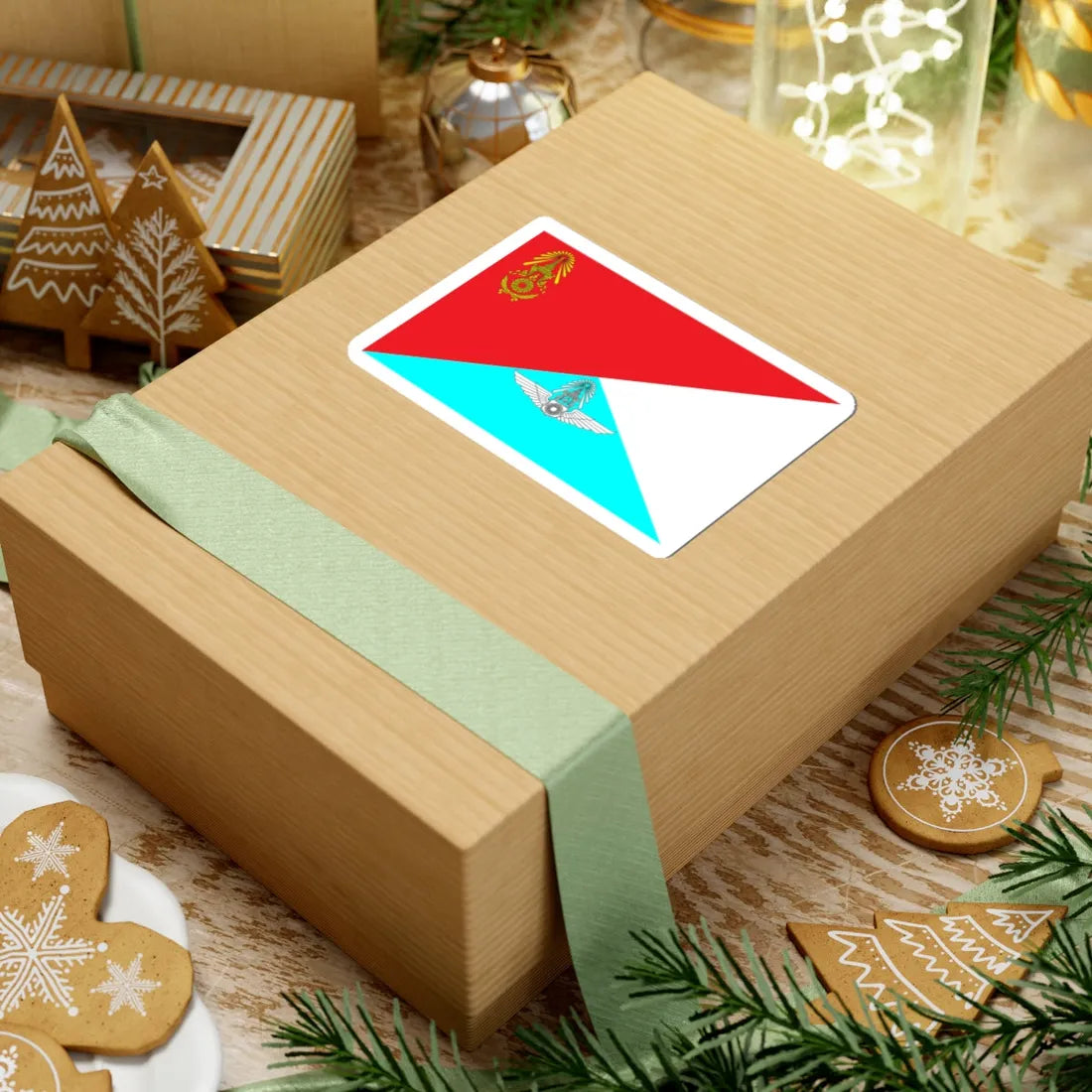 Identification Flag Thai Army Battalion Flying Unit (Thailand) STICKER Vinyl Kiss-Cut Decal - The Sticker Space