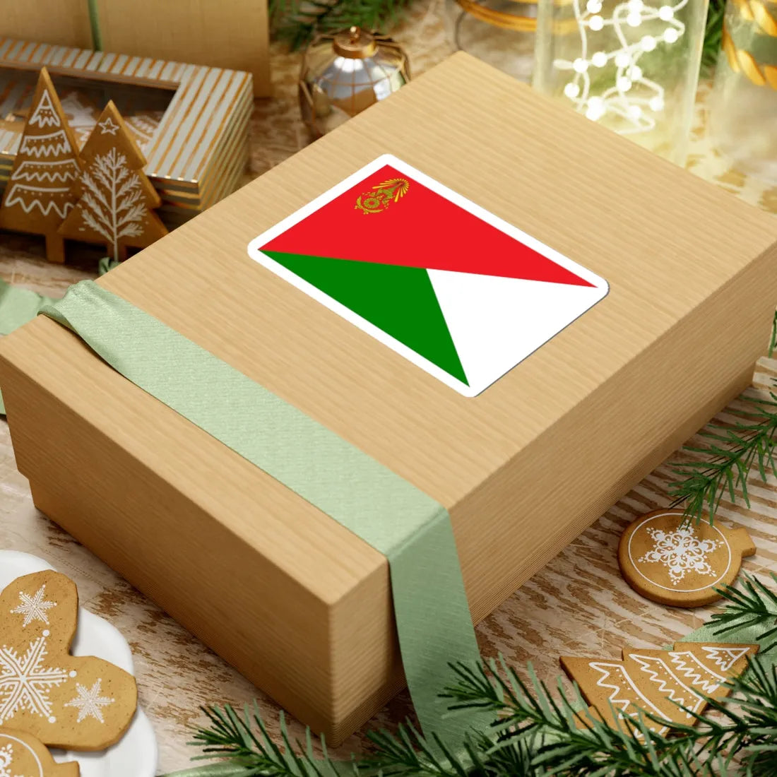 Identification Flag Thai Army Battalion Medical (Thailand) STICKER Vinyl Kiss-Cut Decal - The Sticker Space