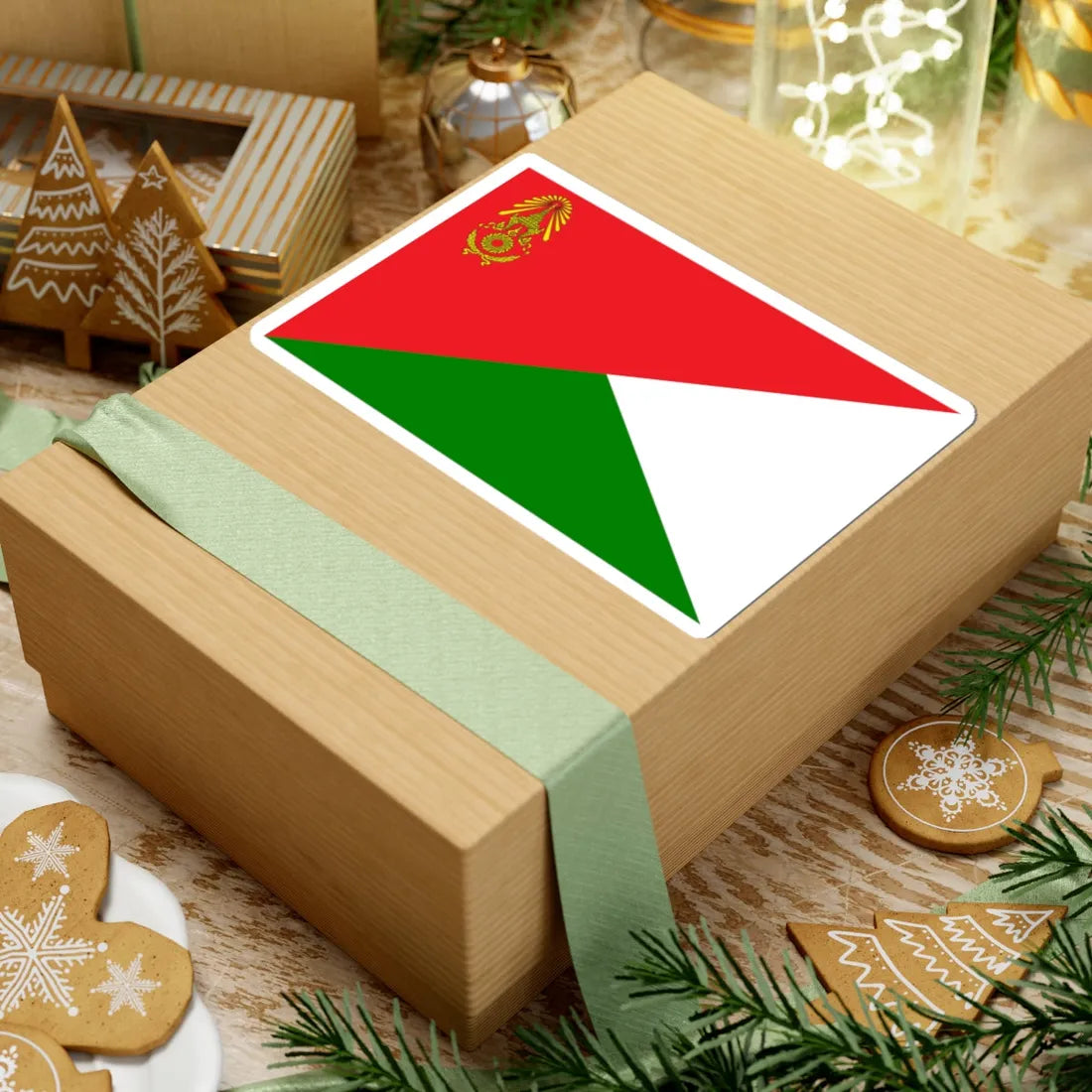 Identification Flag Thai Army Battalion Medical (Thailand) STICKER Vinyl Kiss-Cut Decal - The Sticker Space