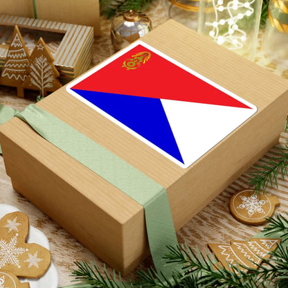 Identification Flag Thai Army Battalion Military Police (Thailand) STICKER Vinyl Kiss-Cut Decal - The Sticker Space