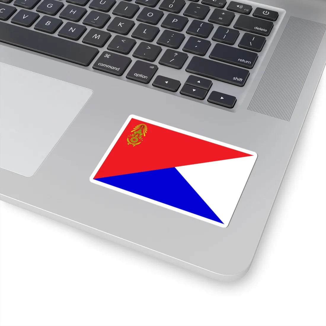 Identification Flag Thai Army Battalion Military Police (Thailand) STICKER Vinyl Kiss-Cut Decal - The Sticker Space