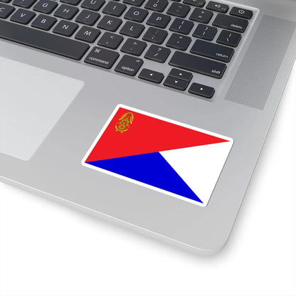 Identification Flag Thai Army Battalion Military Police (Thailand) STICKER Vinyl Kiss-Cut Decal - The Sticker Space