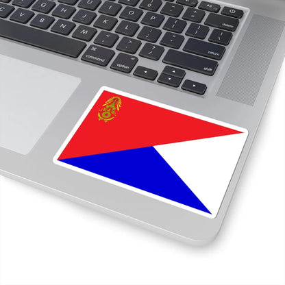 Identification Flag Thai Army Battalion Military Police (Thailand) STICKER Vinyl Kiss-Cut Decal - The Sticker Space