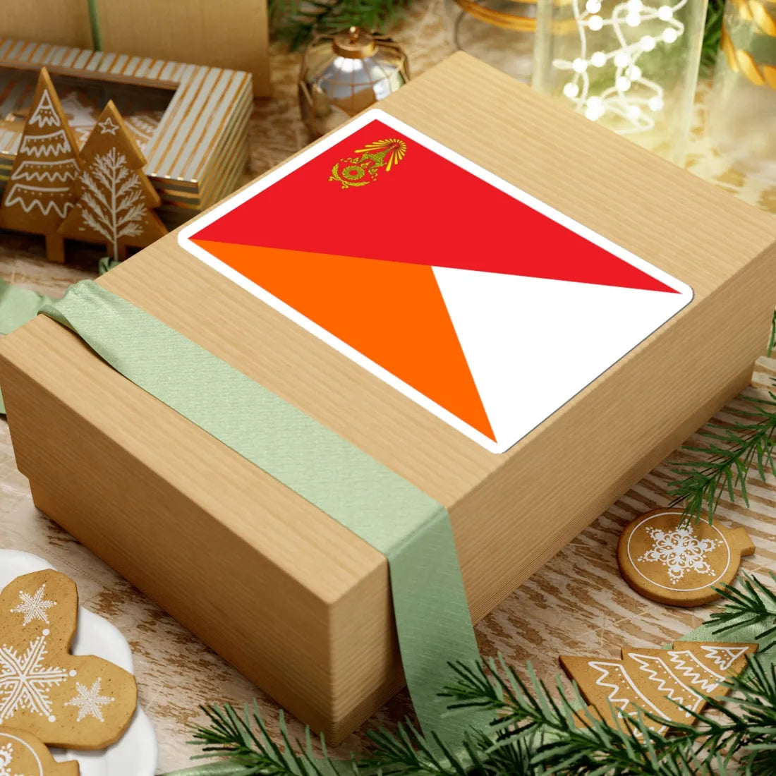 Identification Flag Thai Army Battalion Ordnance (Thailand) STICKER Vinyl Kiss-Cut Decal - The Sticker Space