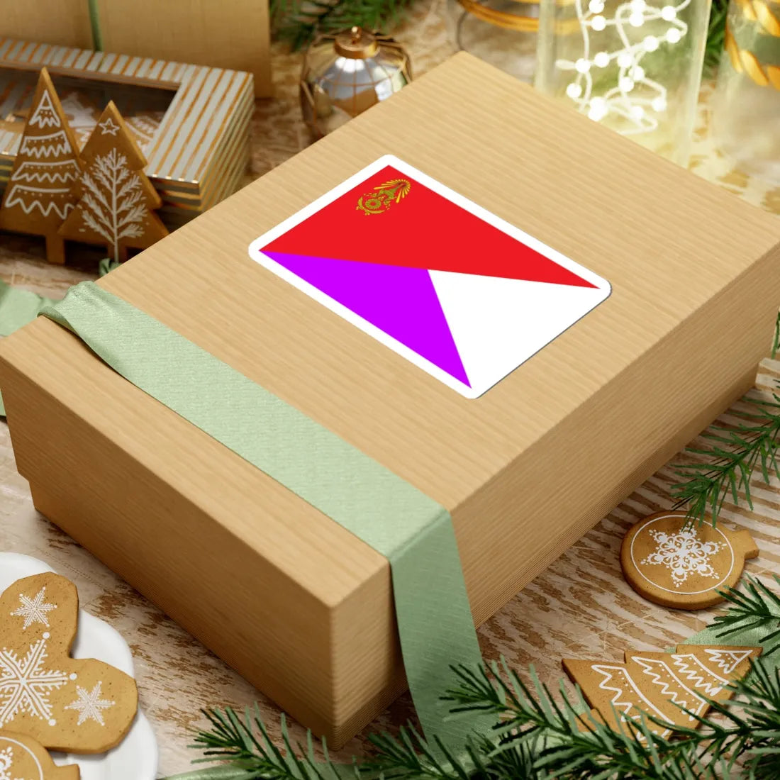 Identification Flag Thai Army Battalion Signal (Thailand) STICKER Vinyl Kiss-Cut Decal - The Sticker Space