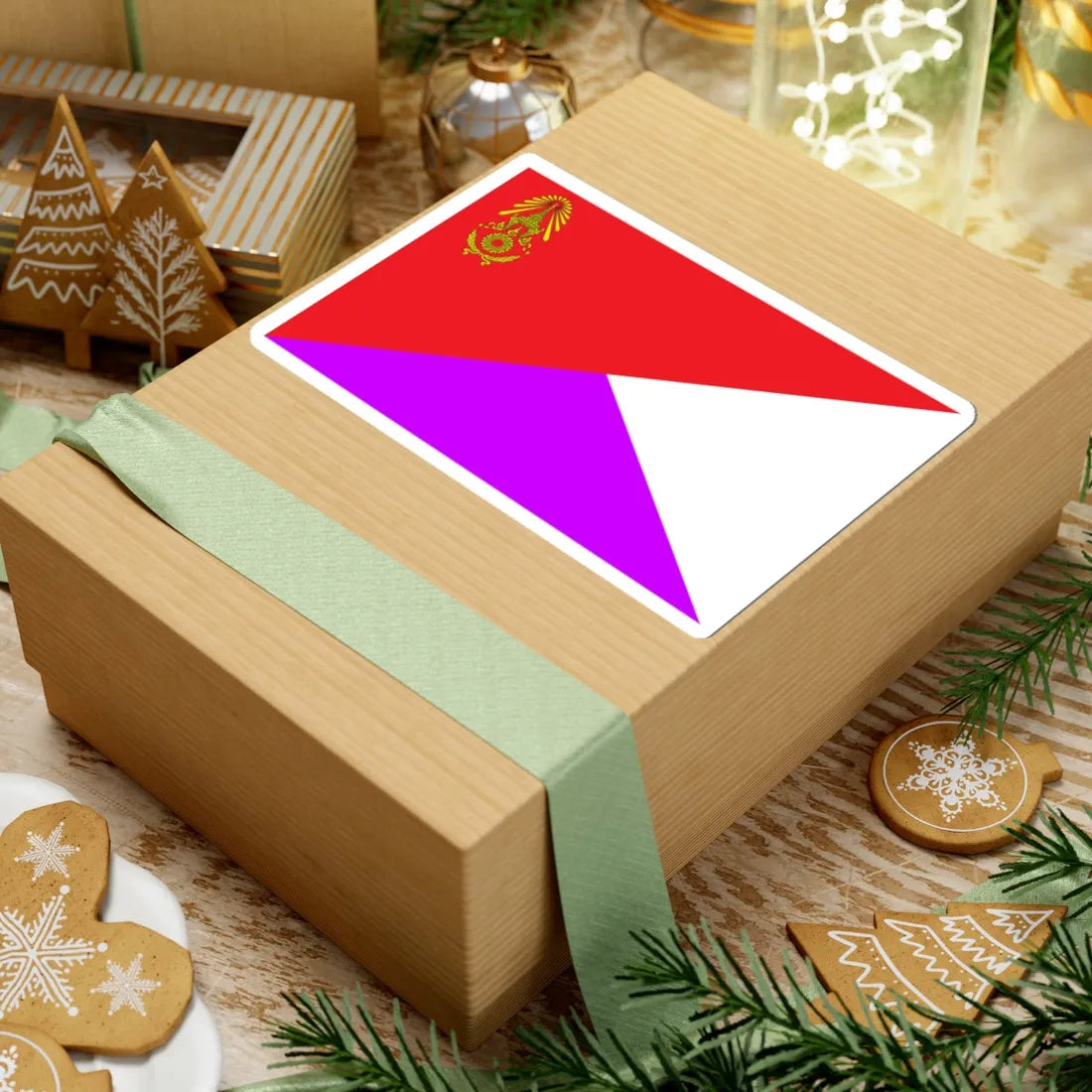 Identification Flag Thai Army Battalion Signal (Thailand) STICKER Vinyl Kiss-Cut Decal - The Sticker Space