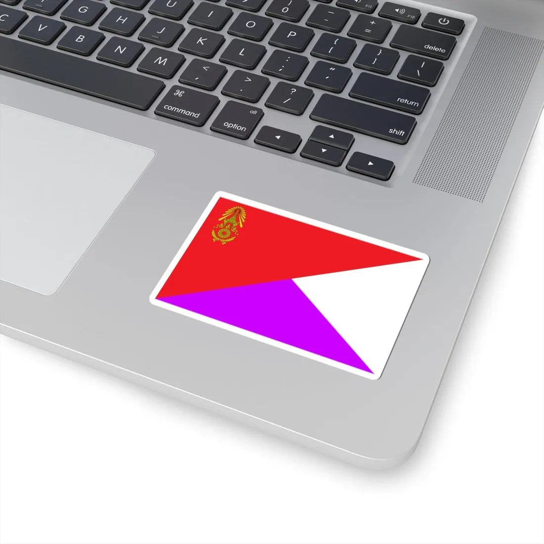 Identification Flag Thai Army Battalion Signal (Thailand) STICKER Vinyl Kiss-Cut Decal - The Sticker Space