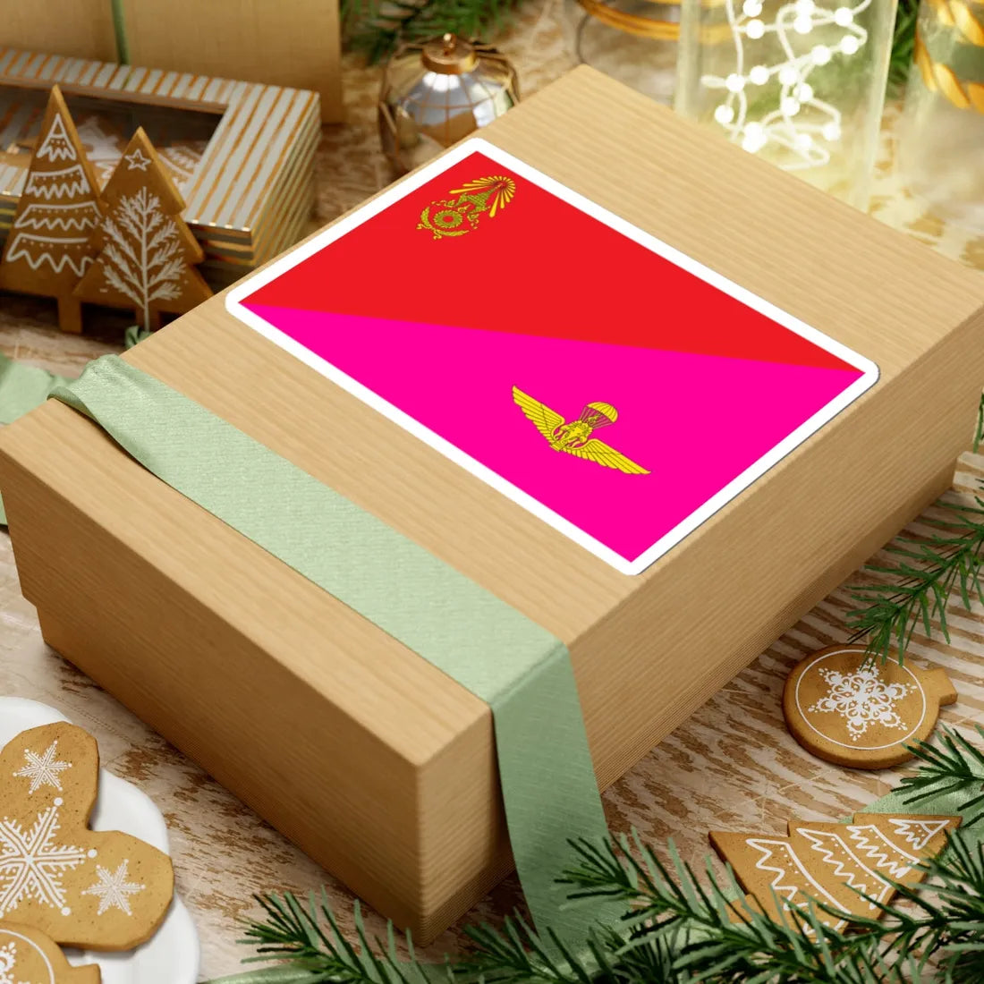 Identification Flag Thai Army Regiment Special Forces (Thailand) STICKER Vinyl Kiss-Cut Decal - The Sticker Space