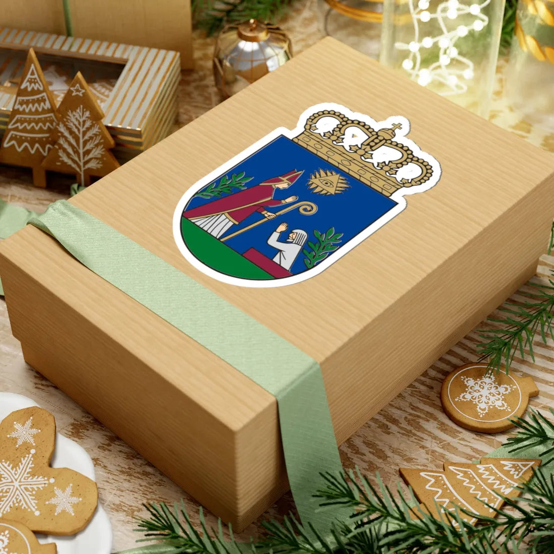 Žiežmarių herbas (Lithuania) (Coat of Arms) STICKER Vinyl Kiss-Cut Decal - The Sticker Space