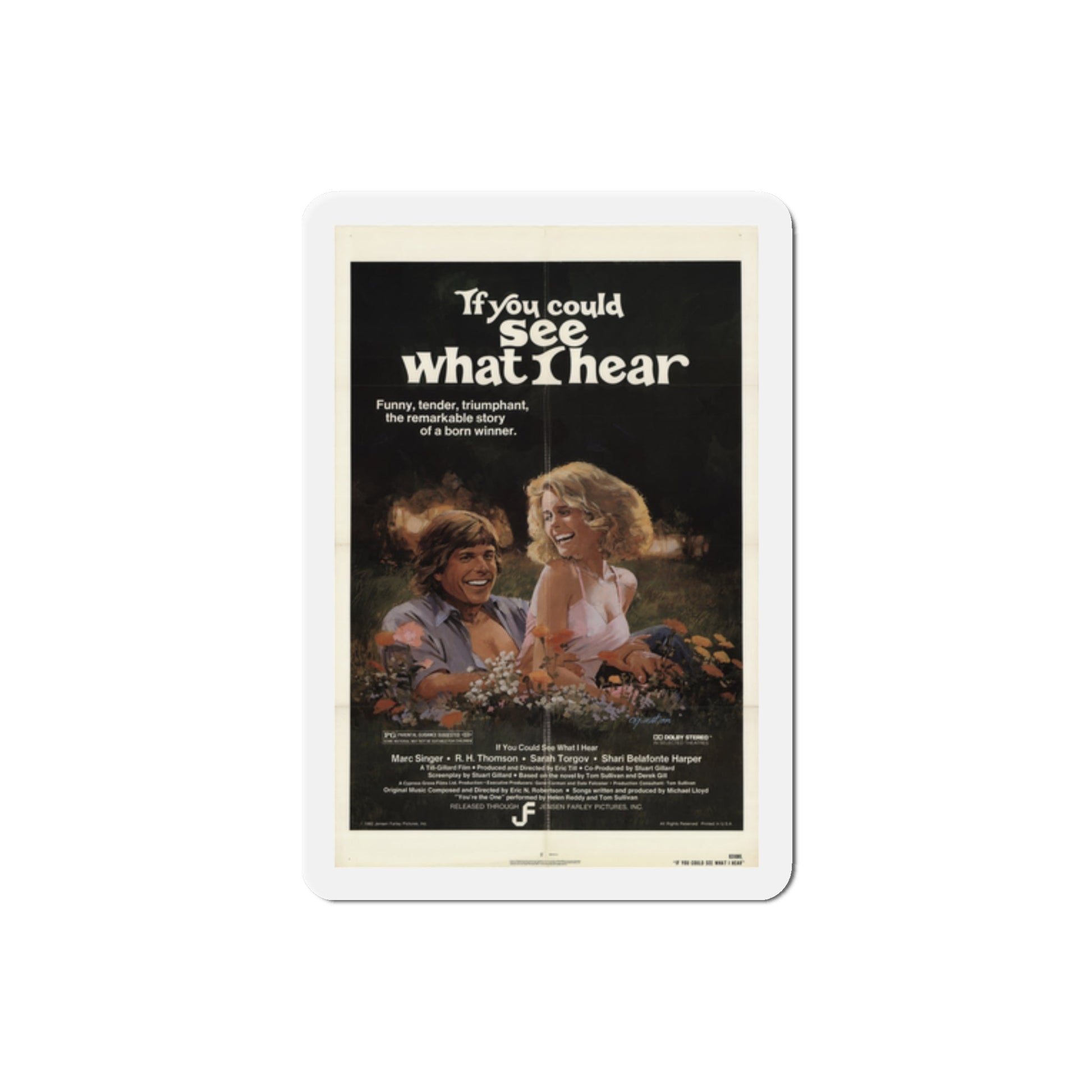 If You Could See What I Hear 1982 Movie Poster Die-Cut Magnet-The Sticker Space