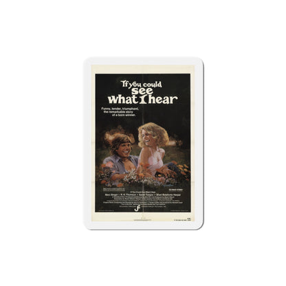 If You Could See What I Hear 1982 Movie Poster Die-Cut Magnet-4" x 4"-The Sticker Space