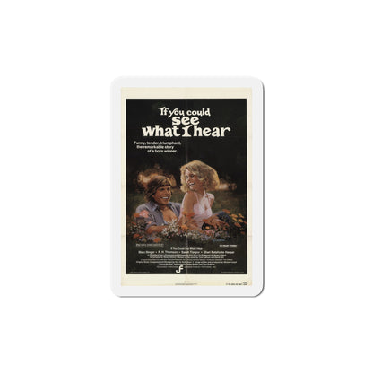 If You Could See What I Hear 1982 Movie Poster Die-Cut Magnet-6 × 6"-The Sticker Space