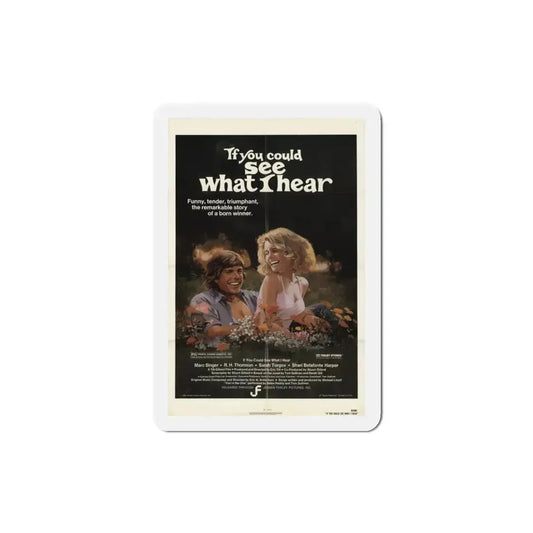 If You Could See What I Hear 1982 Movie Poster Refrigerator Magnet 3 Inch - The Sticker Space