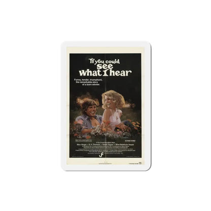 If You Could See What I Hear 1982 Movie Poster Refrigerator Magnet 3 Inch - The Sticker Space