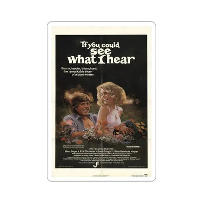 If You Could See What I Hear 1982 Movie Poster STICKER Vinyl Die-Cut Decal 5 Inch - The Sticker Space