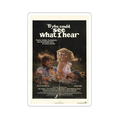 If You Could See What I Hear 1982 Movie Poster STICKER Vinyl Die-Cut Decal - The Sticker Space