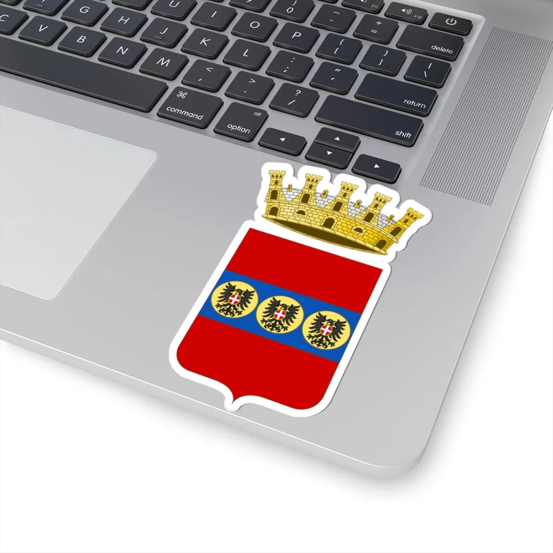 Iglesias-Stemma (Italy) (Coat of Arms) STICKER Vinyl Kiss-Cut Decal - The Sticker Space