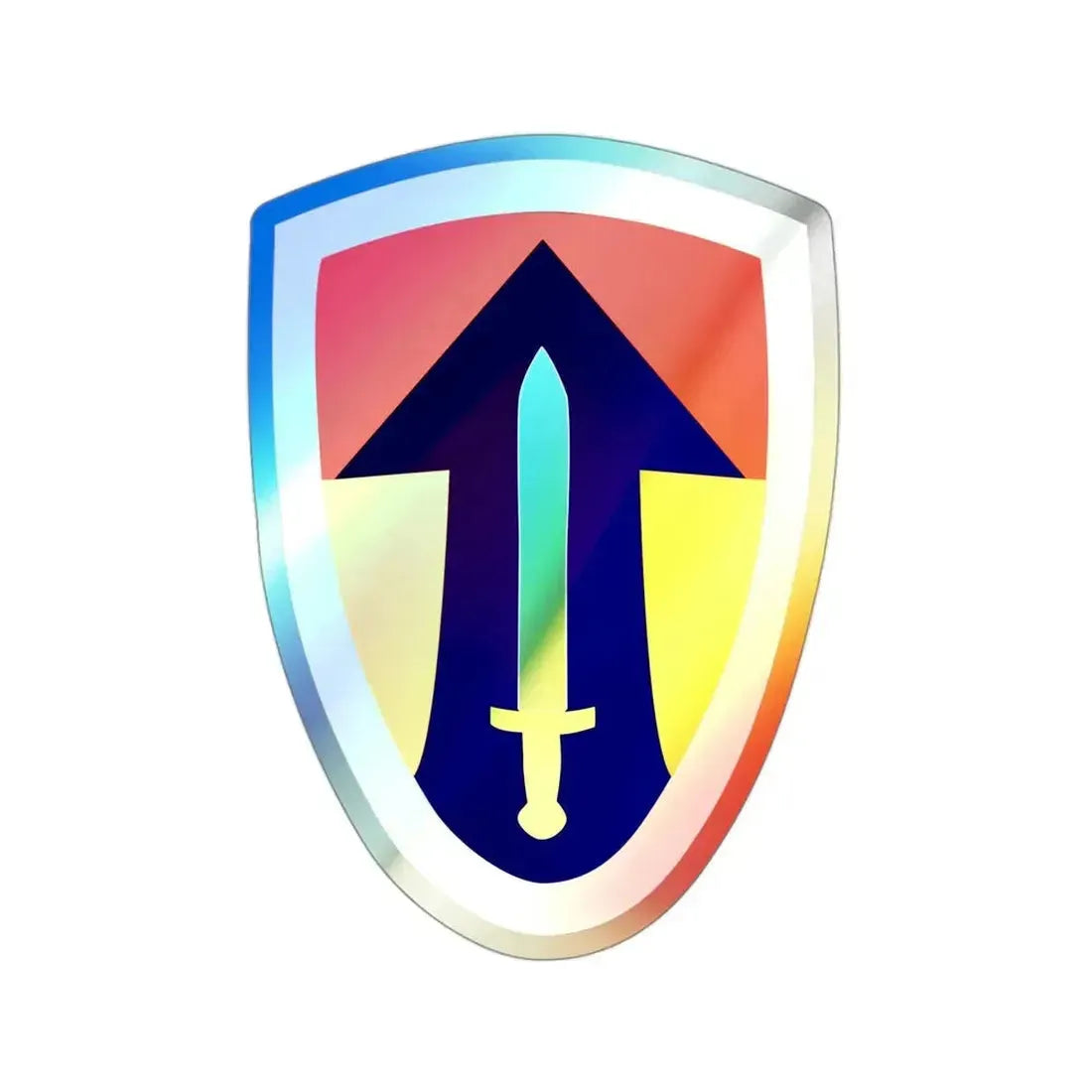 II Field Force Vietnam (U.S. Army) Holographic STICKER Die-Cut Vinyl Decal 3 Inch Holographic - The Sticker Space