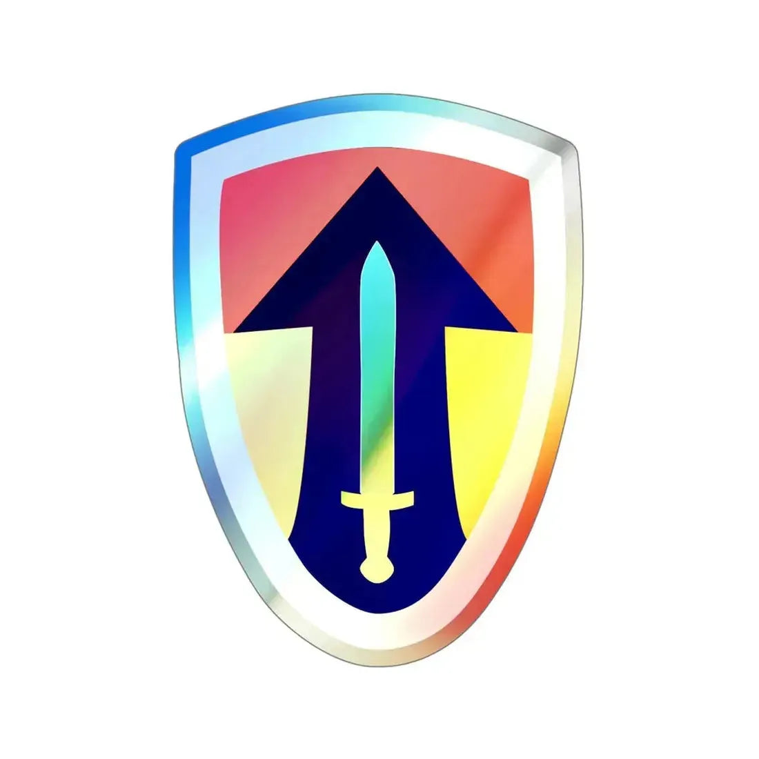 II Field Force Vietnam (U.S. Army) Holographic STICKER Die-Cut Vinyl Decal 5 Inch Holographic - The Sticker Space
