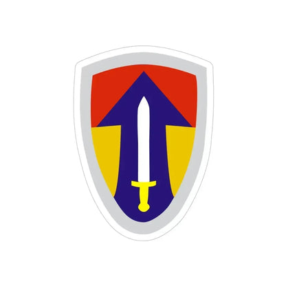 II Field Force Vietnam (U.S. Army) REVERSE PRINT Transparent Die-Cut STICKER - The Sticker Space
