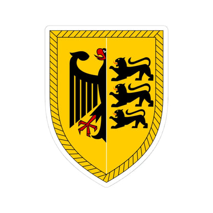 II. Korps Bundeswehr V2 (Germany) (Coat of Arms) STICKER Vinyl Kiss-Cut Decal 4 Inch White - The Sticker Space