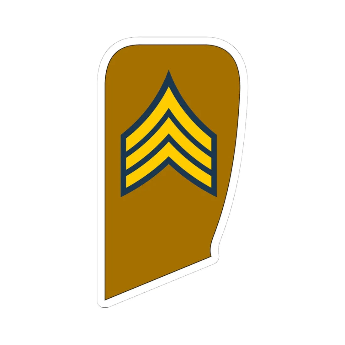 IIArmy Gorohban1 (Iran) (Military Rank) STICKER Vinyl Kiss-Cut Decal 4 Inch White - The Sticker Space