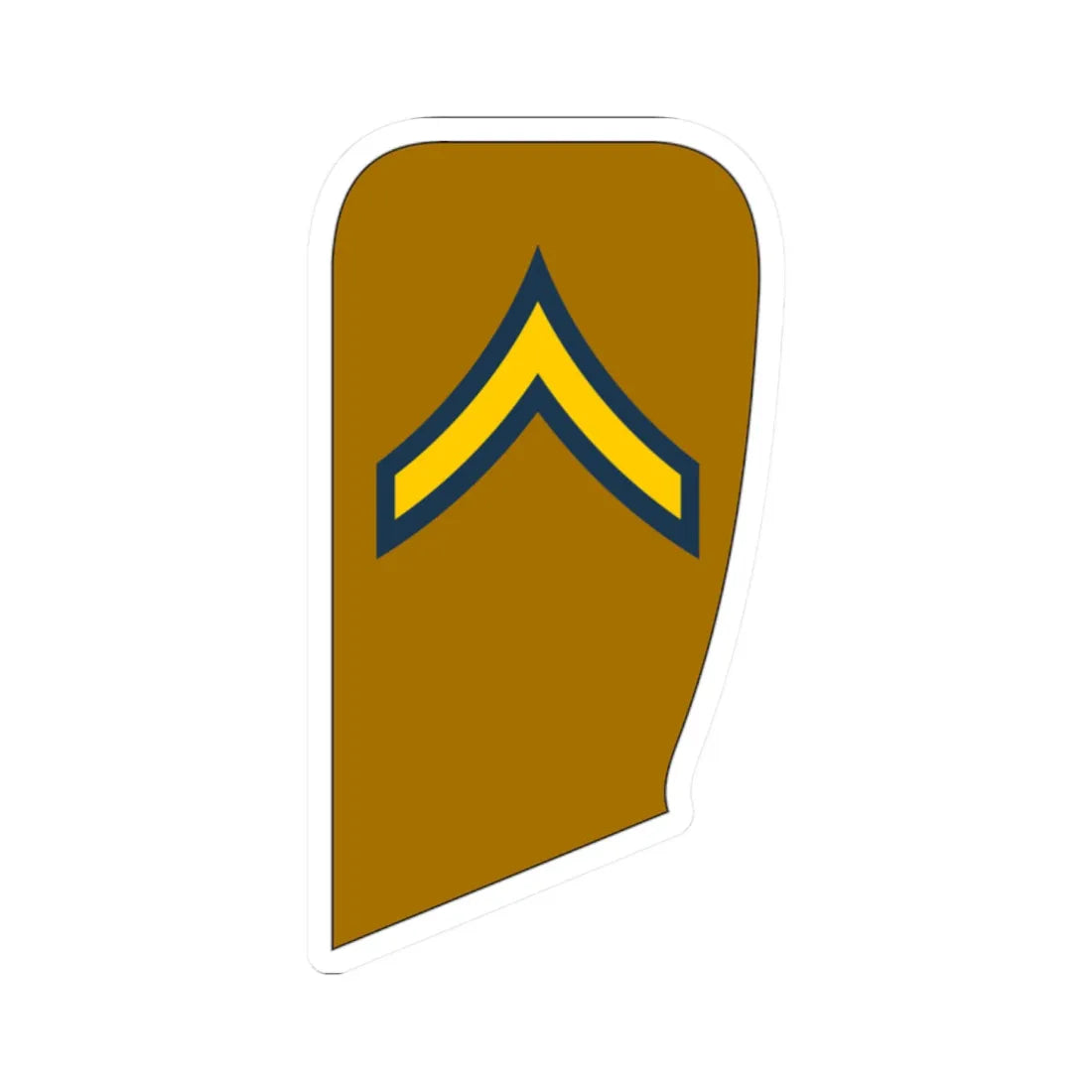 IIArmy Gorohban3 (Iran) (Military Rank) STICKER Vinyl Kiss-Cut Decal 2 Inch White - The Sticker Space