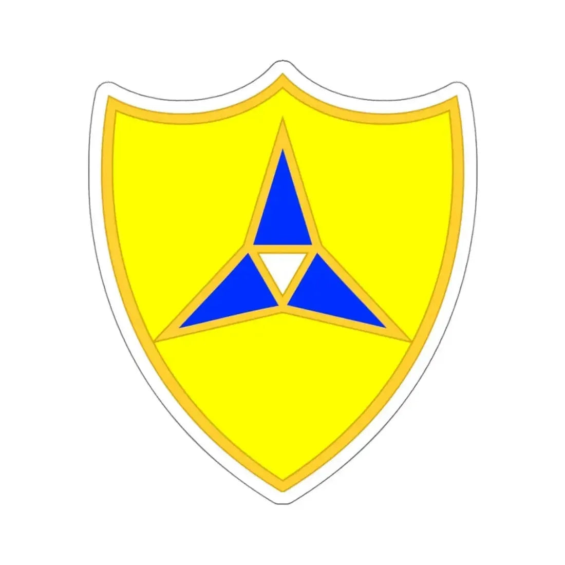 III Corps United States2 (U.S. Army) STICKER Vinyl Kiss-Cut Decal 4 Inch White - The Sticker Space