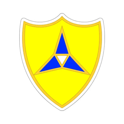 III Corps United States2 (U.S. Army) STICKER Vinyl Kiss-Cut Decal 4 Inch White - The Sticker Space