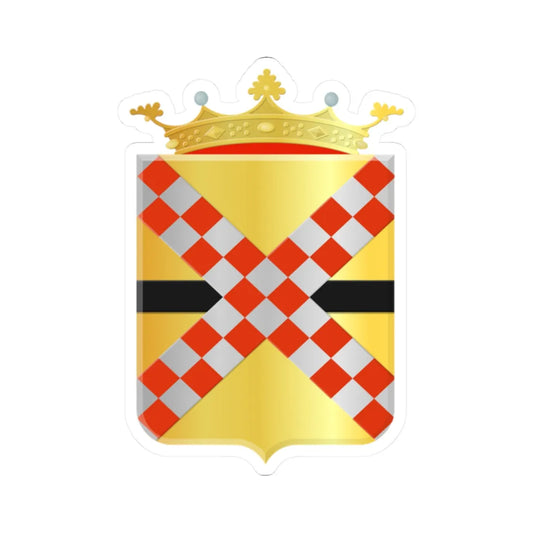 IJsselstein wapen (Netherlands) (Coat of Arms) STICKER Vinyl Kiss-Cut Decal 2 Inch White - The Sticker Space