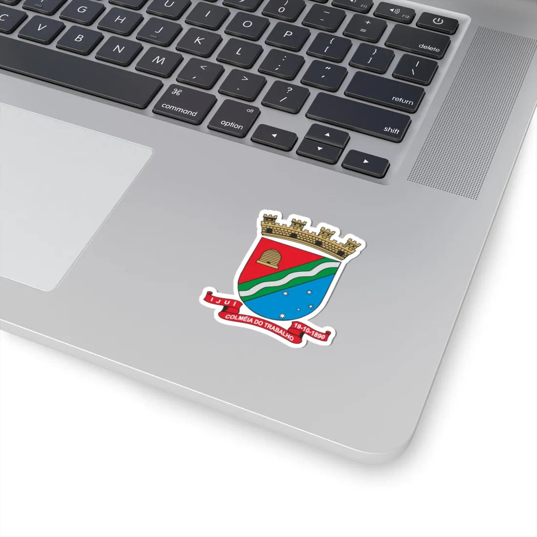 Ijui RS - Brasao (Brazil) (Coat of Arms) STICKER Vinyl Kiss-Cut Decal - The Sticker Space