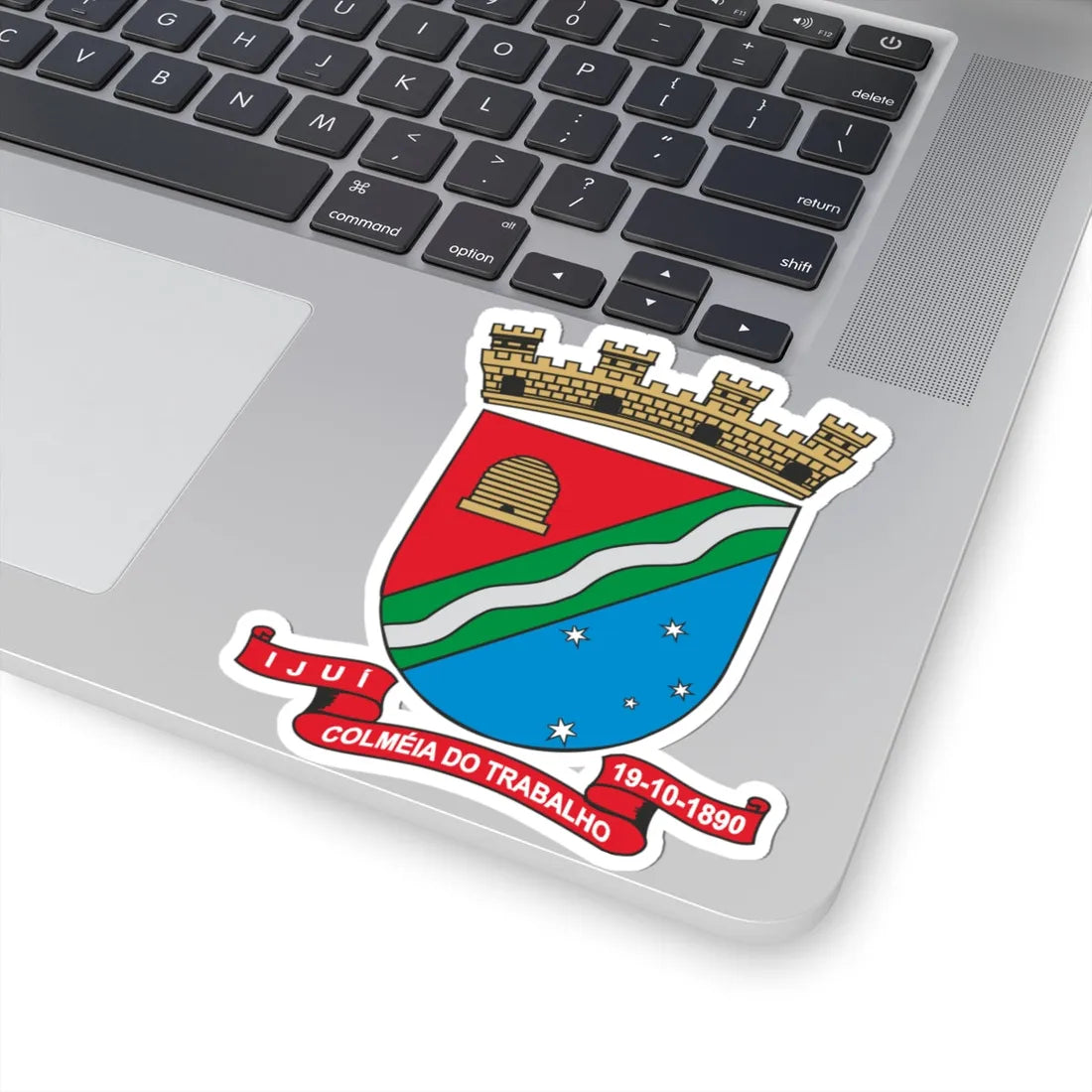Ijui RS - Brasao (Brazil) (Coat of Arms) STICKER Vinyl Kiss-Cut Decal - The Sticker Space