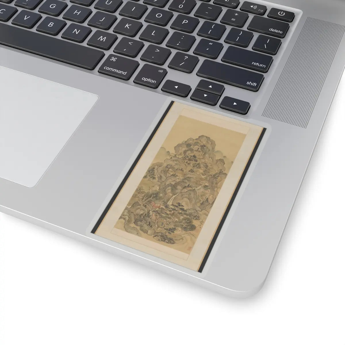 Ike no Taiga - Landscapes in Summer and Winter - 18th century v1 - STICKER Vinyl Kiss-Cut Decal