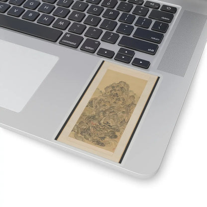 Ike no Taiga - Landscapes in Summer and Winter - 18th century v1 - STICKER Vinyl Kiss-Cut Decal