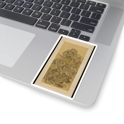 Ike no Taiga - Landscapes in Summer and Winter - 18th century v1 - STICKER Vinyl Kiss-Cut Decal