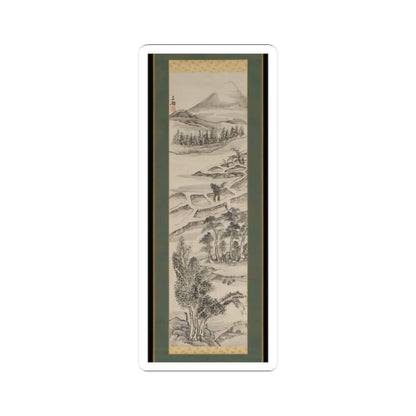 Ike no Taiga 池大雅 - Mount Fuji - 1760s v1 - STICKER Vinyl Kiss-Cut Decal