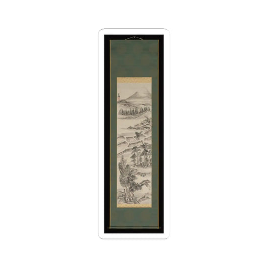Ike no Taiga 池大雅 - Mount Fuji - 1760s v2 - STICKER Vinyl Kiss-Cut Decal