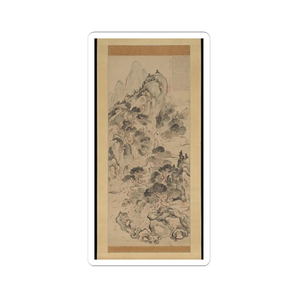 Ike no Taiga - Orchid Pavilion Gathering - 1765 v1 - STICKER Vinyl Kiss-Cut Decal