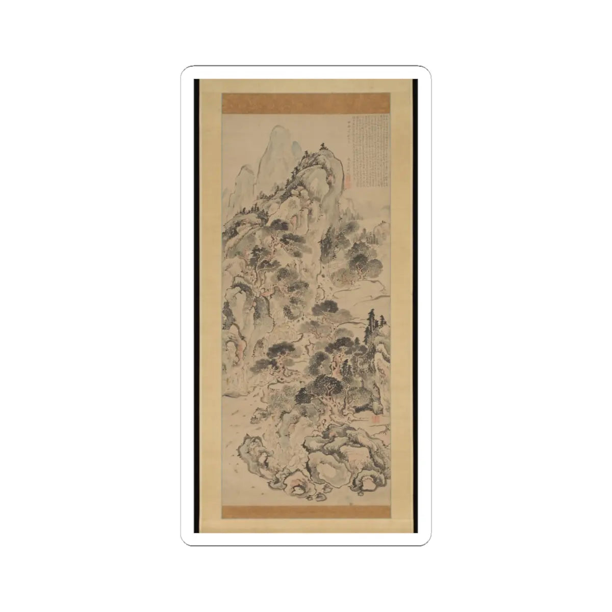 Ike no Taiga - Orchid Pavilion Gathering - 1765 v1 - STICKER Vinyl Kiss-Cut Decal