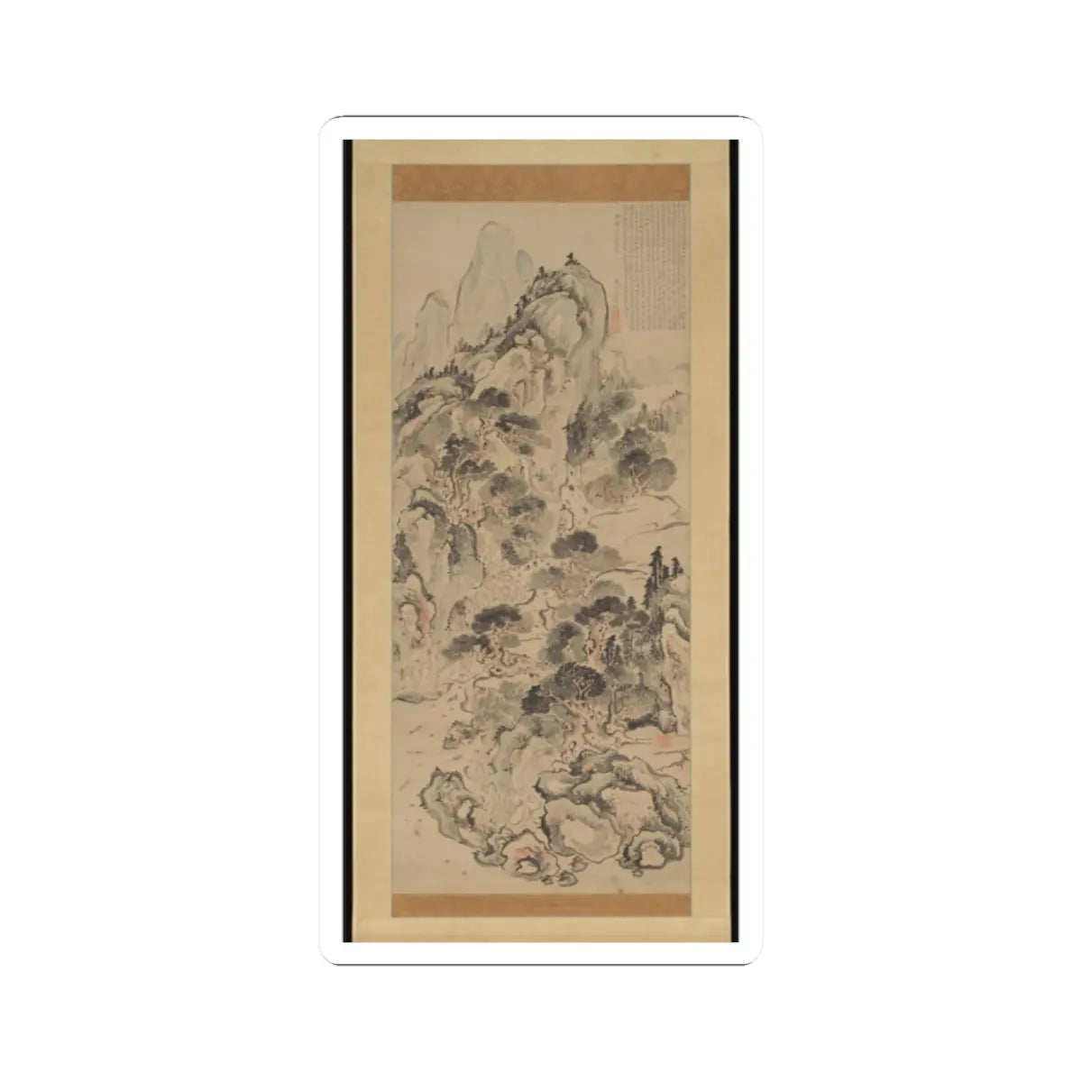 Ike no Taiga - Orchid Pavilion Gathering - 1765 v1 - STICKER Vinyl Kiss-Cut Decal