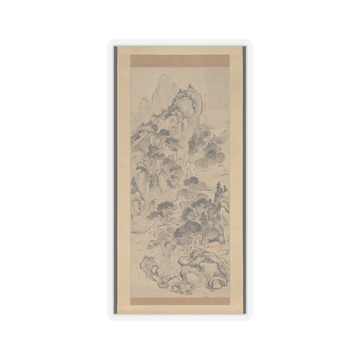 Ike no Taiga - Orchid Pavilion Gathering - 1765 v1 - STICKER Vinyl Kiss-Cut Decal